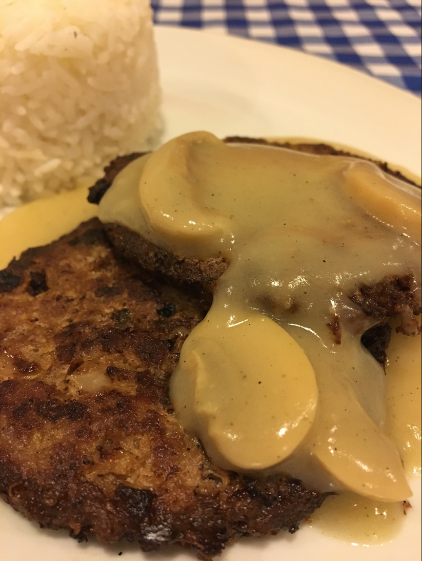 Burger Steak Rice Friuli Trattoria